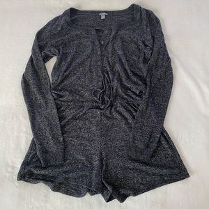 Dark gray aerie romper